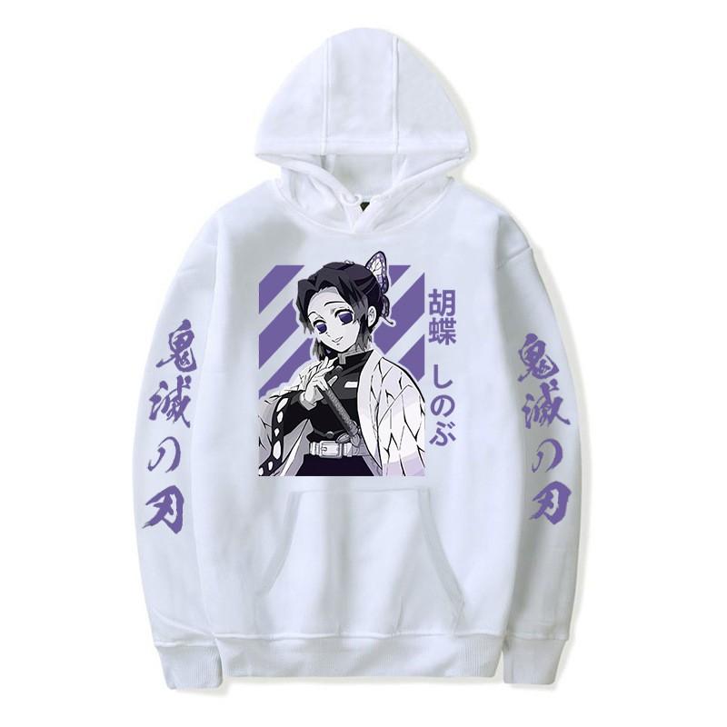 Demon Slayer Anime Hoodie Unisex Oversized Long Sleeve Sweatshirt Winter Casual Streetwear