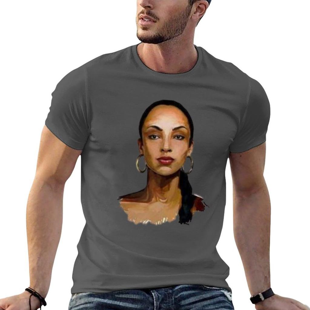 Sade Vitage 90s Classic T Shirt Tshirt Daily Casual Short Sleeve Tee Shirt
