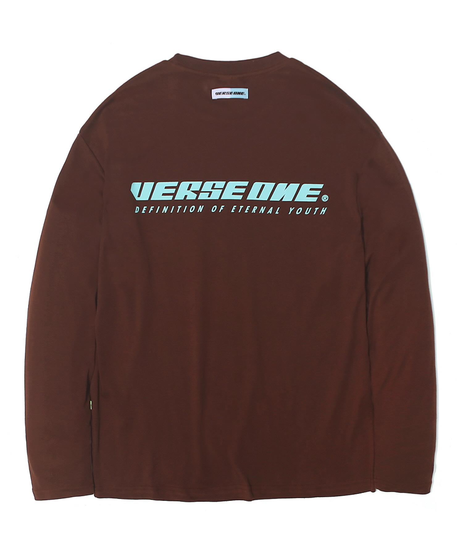 Bulls One Basic Logo Long Sleeve T-Shirts Mocha Brown/L