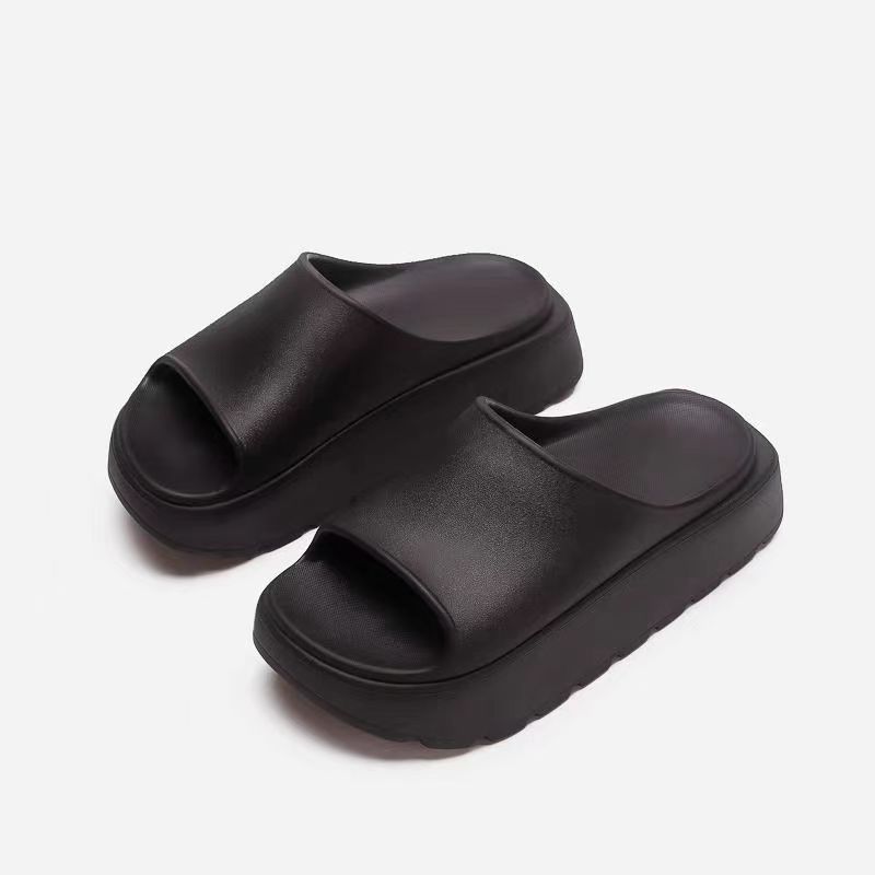 Summer Beach Thick Sole Eva Slippers Women's Thick Platform Indoor Home Slides Woman Lightweight Non Slip Bathroom Flip Flops