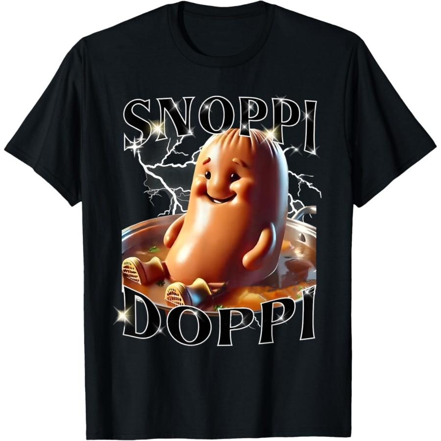 CHJLGODGOOD Snoppi Doppi Итальянский Мем Мозголом Юмор Футболка XXXXXL разноцветный