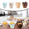 50Pcs Cupcake Paper Cups Tulip Muffins Paper Moulds Cup Case Cupcake Liner Baking Tools Cake Wrapper For Wedding Party Accessory