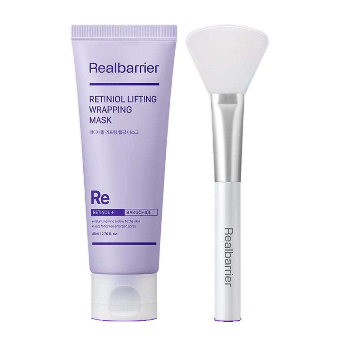 Real Barrier Retiniol Lifting Wrapping Mask 80ml Firming and Elasticity Peel-Off Pack