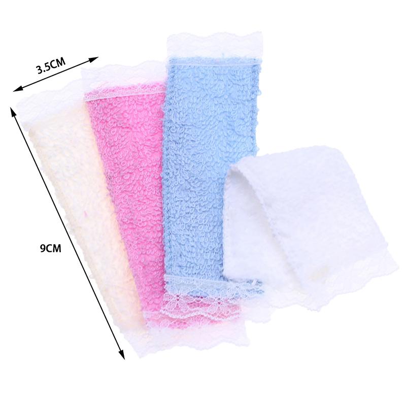 1PC Dollhouse Mini Bathroom Lace Towel Doll Bathroom Bath Towel Shooting Scene Props