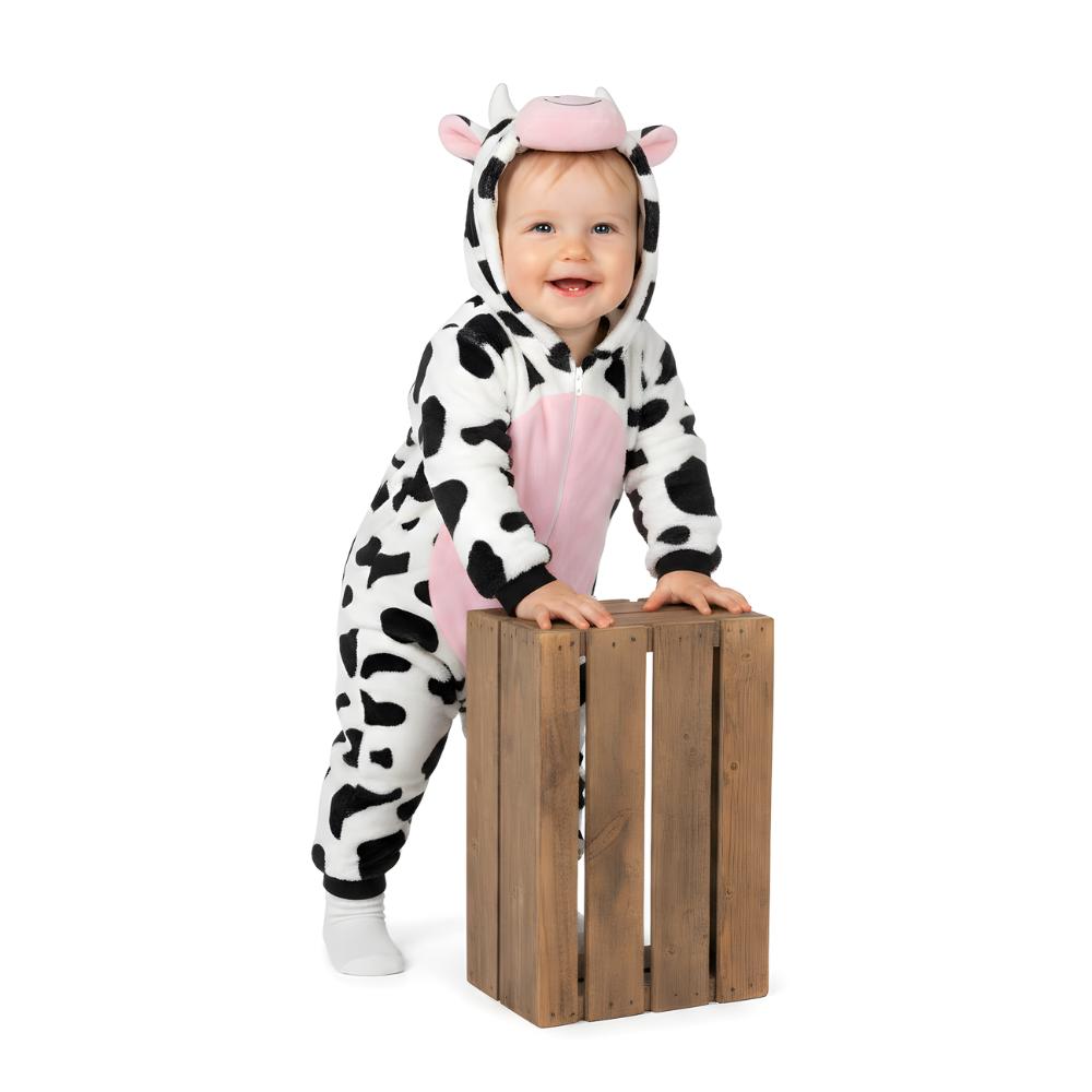 Piżama Onesie Kostium Przebranie Śpiochy Krówka Niemowlę 100: 83-91 Cm