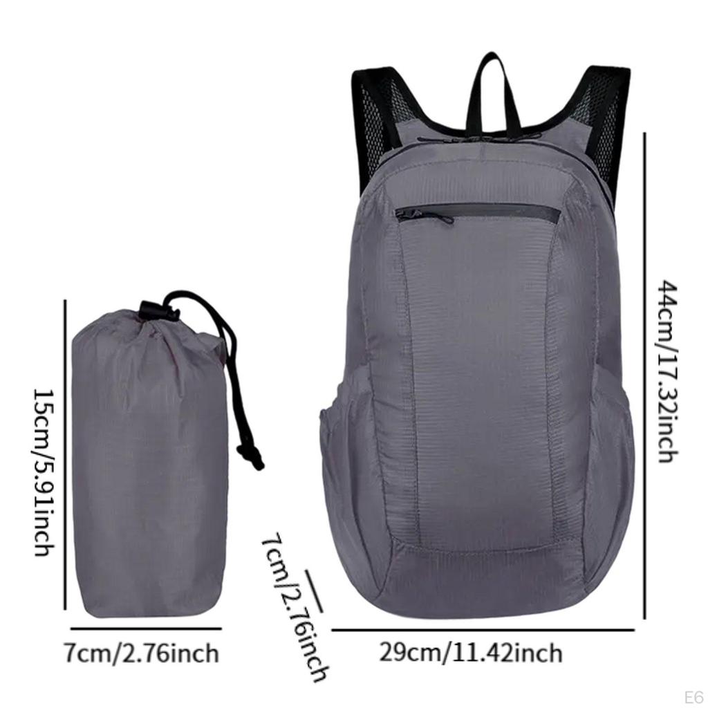 Faltbarer Rucksack Leichter Packbarer Reiserucksack für Klettern