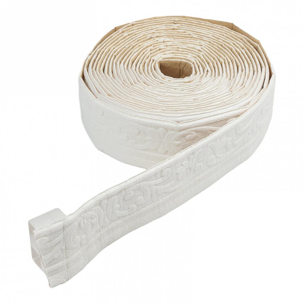 Waterproof 3D Wall Trim Wallpaper Border Easy To Cut