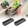 Drain Rack Kitchen Sink Organizer Self-draining Shelf Sponge Holder Dishcloth Faucet Storage Soap Drainer Kitchen Accessories