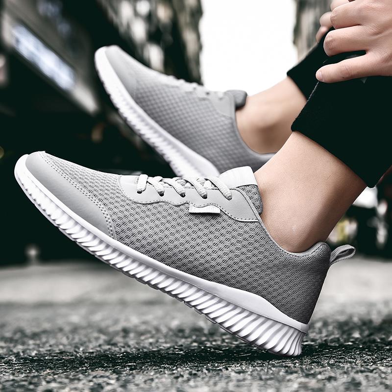 Сверхлегкие кроссовки большого размера с дышащей сеткой для бега по реке вверх по течению — фото 7