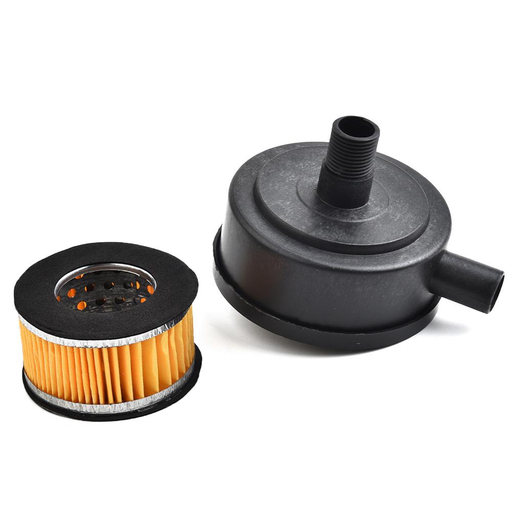 20mm Male Thread Air Filter Silencer Air Compressor Canister Filter Kit Muffler Plastic Replacement New Useful