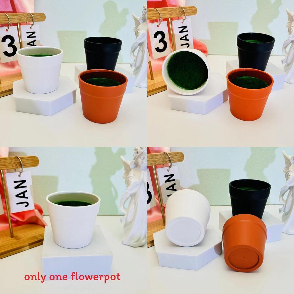 Plastic Flower Pot With Foam For Home Gardening And Live Plant Display