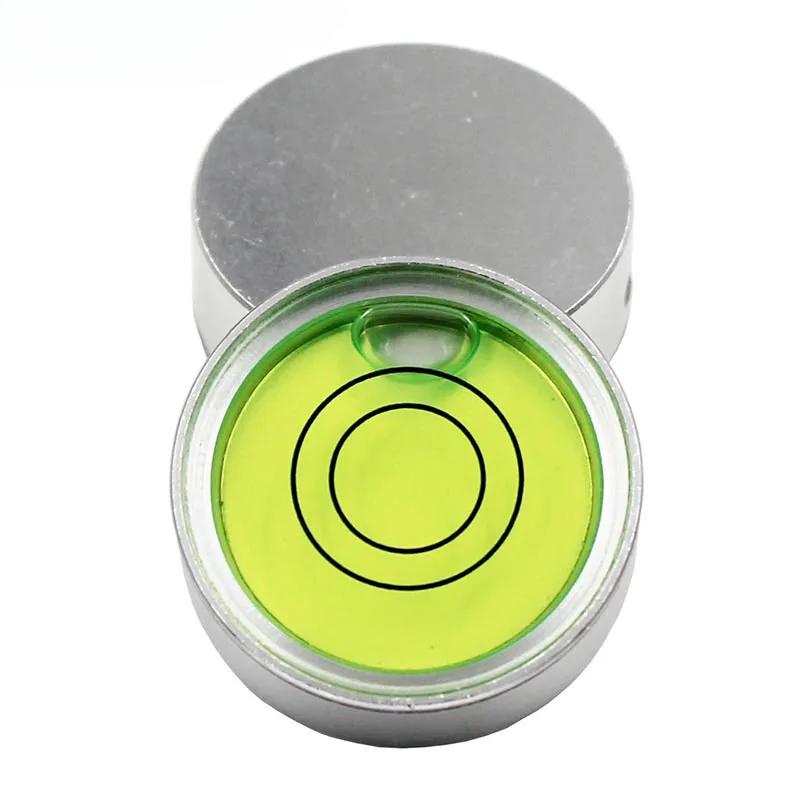 Round Ultrathin Spirit Level Bubble Diameter 25 Mm Horizontal Nivel Burbuja Equipment Golf Ball Leveling Components Tool  1PCS