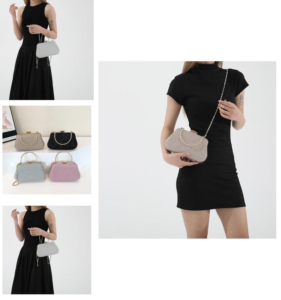 2024 New Spring Beautiful Casual Fashion Evening Bag Women's Bag Chain Handbag