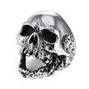 New Jewelry Punk Style Skull Ghost Head Ring Jewelry