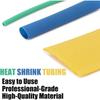 164/328PCS Heat Shrink Tubing 2:1Wire Cable Wrap Assortment Electric Insulation Tube Kit 5 Color 8 Size