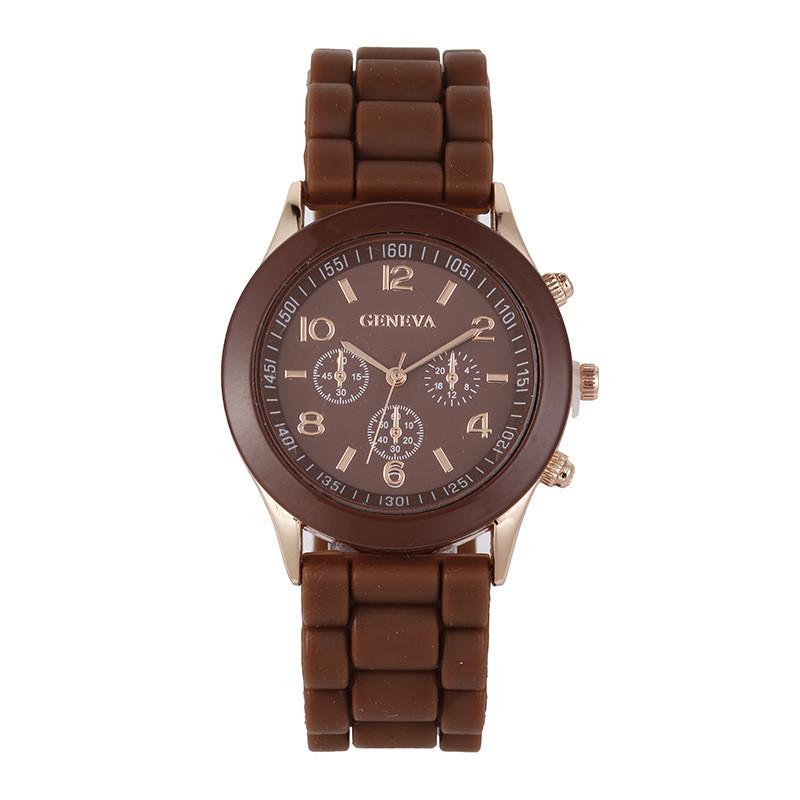 Silicone Jelly Watch For Adults Fashion Casual Quartz Watch With Color Options