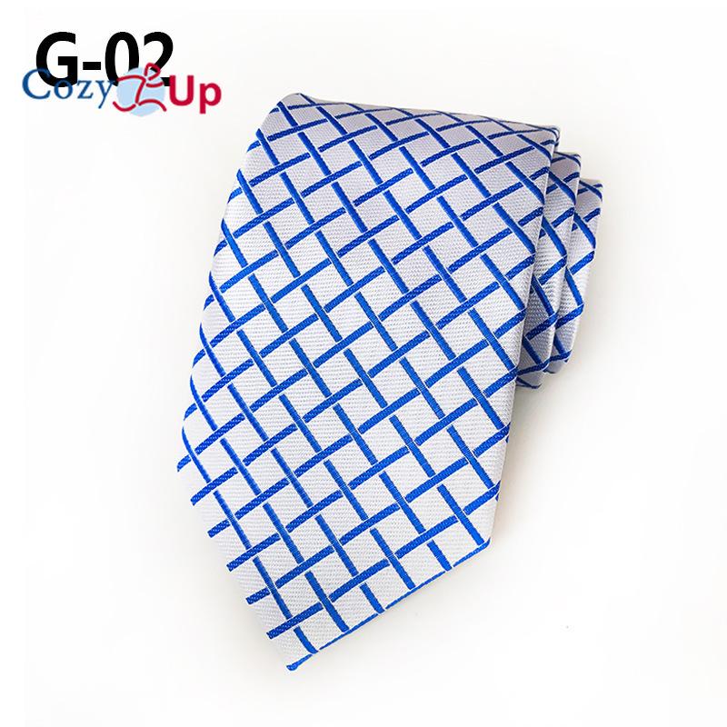 

Новый классический мужской клетчатый шелковый галстук в клетку