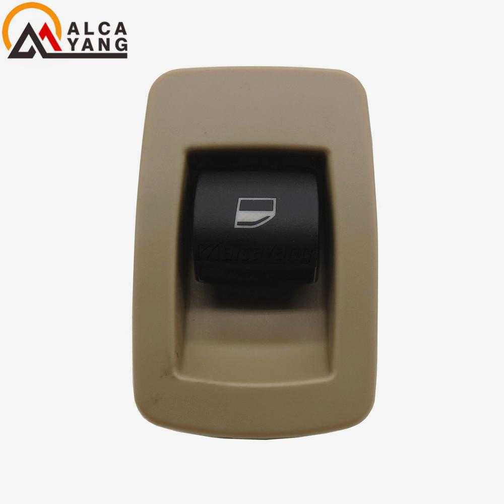61316945876 Passenger Side Front WIndow Lifter Button Switch For BMW E90,E91,323i,325i,328i,330i,335i, Xi 2006-2011 Beige Black