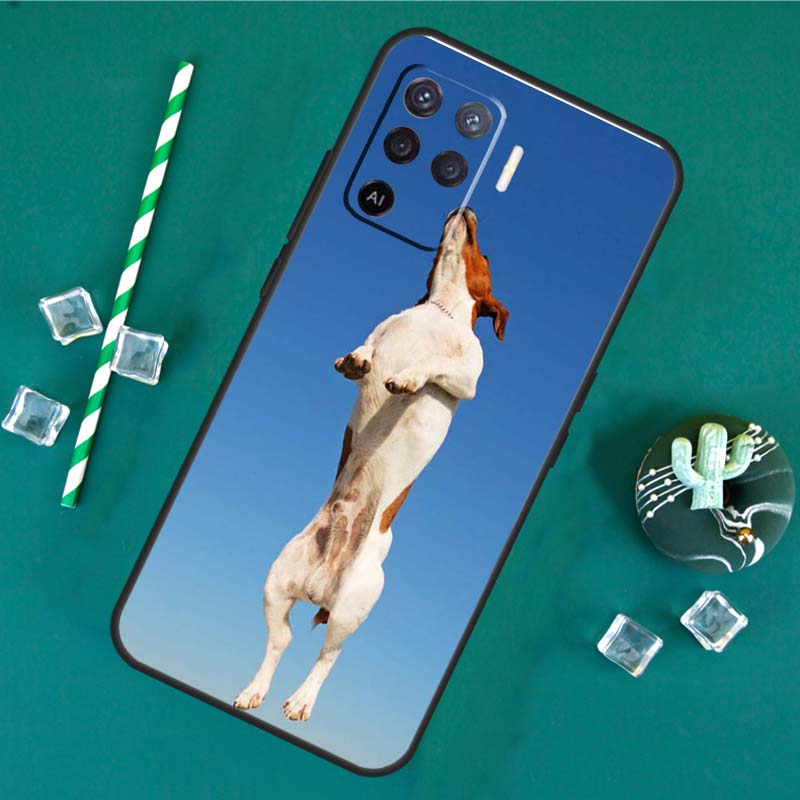 Jack Russell Terrier Dog Case For Oppo A60 A40 A80 A16 A76 A96 A18 A38 A58 A78 A98 A91 A15 A17 A74 A94 A54 A57S Cover