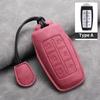 New Sport Fashion Leather Car Key Fob Case Cover 6 Button Shell Protector Bag For Hyundai Genesis GV60 GV70 GV80 G70 G80 G90