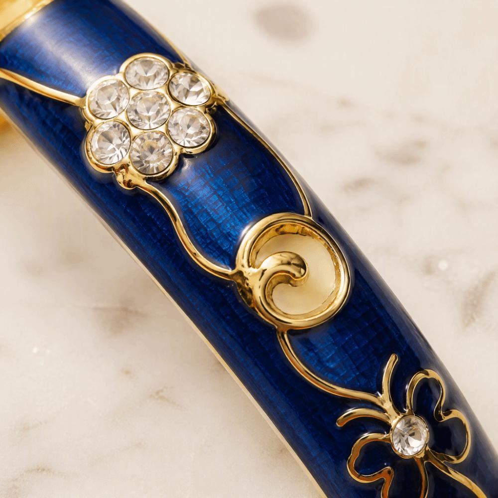 Traditional Enamel Bangle Enamel Rhinestone Encrusted Bangle India Cloisonne Bangle Jewelry Gifts