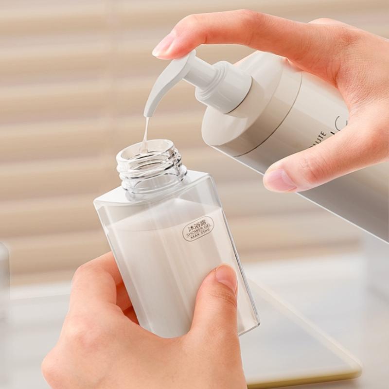 4-In-1 Travel Split Bottle Set Empty Reusable Cosmetics Bottles Leak Proof Containers For Toiletries Water Cream Spray Bottle