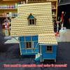 Assembly Architectural model sand table single-family home bungalow Rural housing house diorama Scale model kit 1/35 1/32