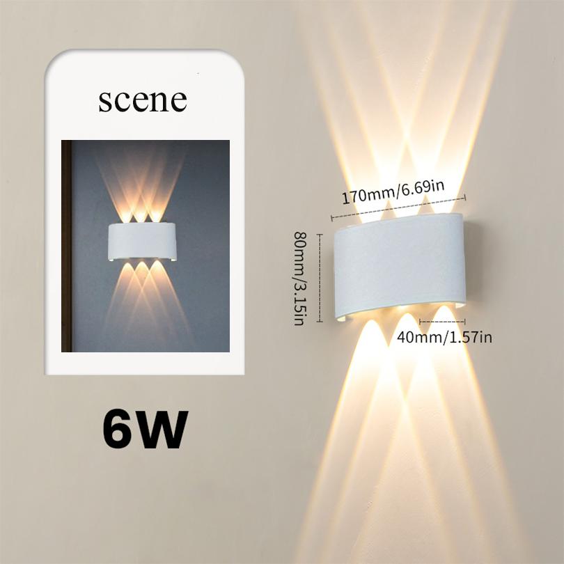 LED Wall Lamp LED Bulb Outdoor Motion Sensor Light Waterproof IP66 Wall Light Porch Garden Lights Living Room Street Stairs