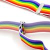 Fashionable Rainbow Braces and Striped Bowtie Set Perfect for Birthday Wedding Formal and Casual Occasion