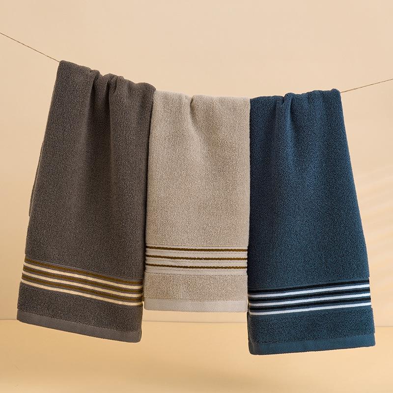 High-End Embroidered Pure Cotton Absorbent Face and Bath Towel for Adults