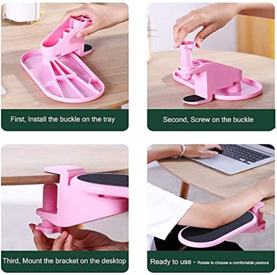 FUGEST Wrist Hard Ergonomic Computer Improves Reduces Easy To Install Rest, Plastic, Armrest, Posture, Fatigue,