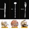 8pcs Eating Crab Tools Stainless Steel Household Lobster Crab Cracker Kit Seafood Tools Set Kitchen Gadgets