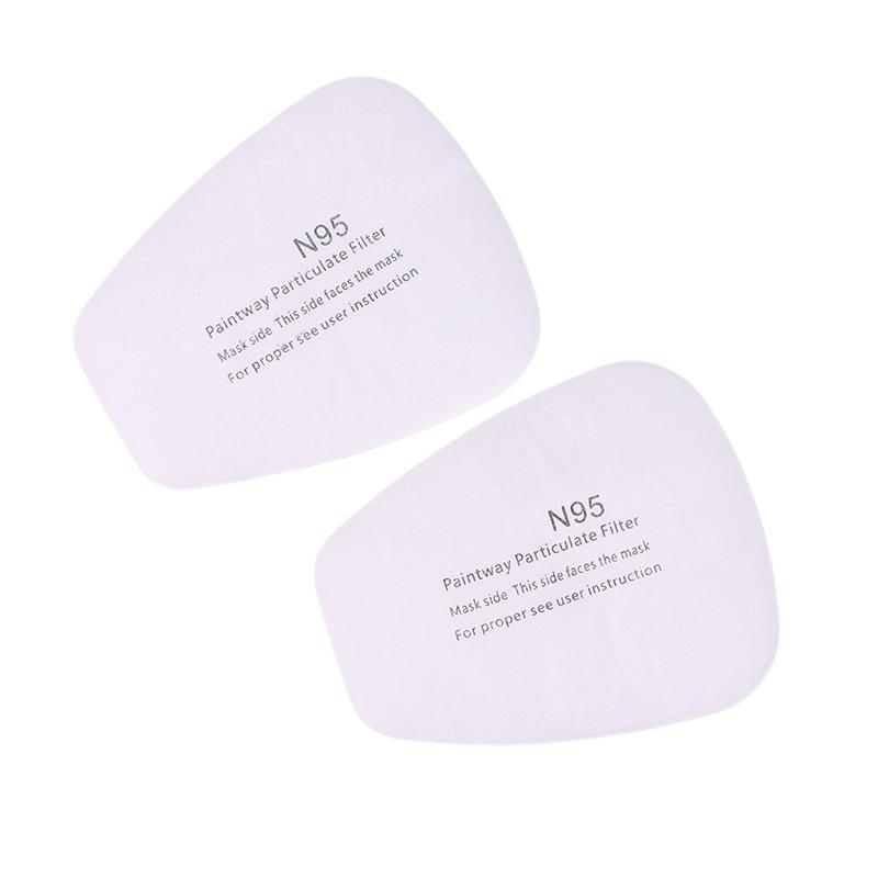 20 Stück 5N11 Staub Baumwollfilterpapier für 6200 7502 6800 Chemisches Sprühen Malen Atemschutzmaske Gasmaske Zubehör