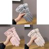 Winter Fashion Womens Fleece Lined Gloves With Touchscreen For Outdoor Commuting