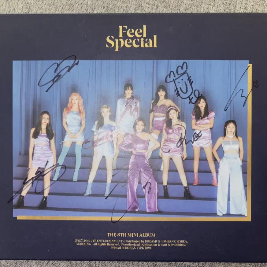 

Twice Feels Special Sign Album Photocard X