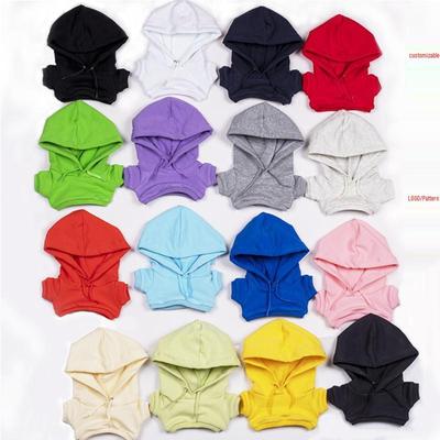 10cm-40cm Plush Doll Cotton Hooded Sweatshirt In Stock