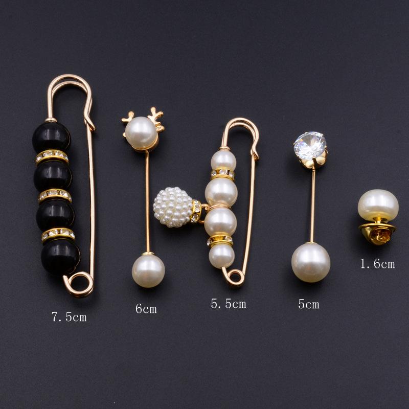 Anti-Exposure Safety Pin Brooch Set for Clothing, Cardigans, Scarves, Dresses, and Waist-Cinching