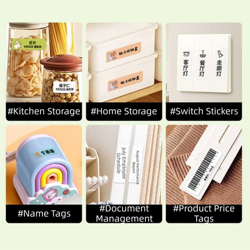 Back Adhesive Thermal Sensitive Paper Tags for P15/P12/P11/D30/D32/D35/Q30 Switch Sticker