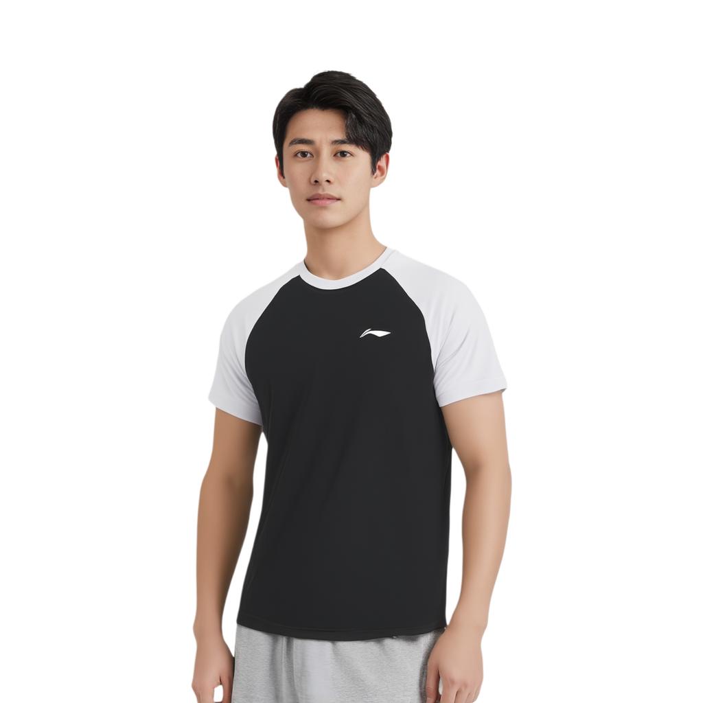 Li Ning T Shirts Men's Crew Neck Thin Straight Fit ATSU783-1