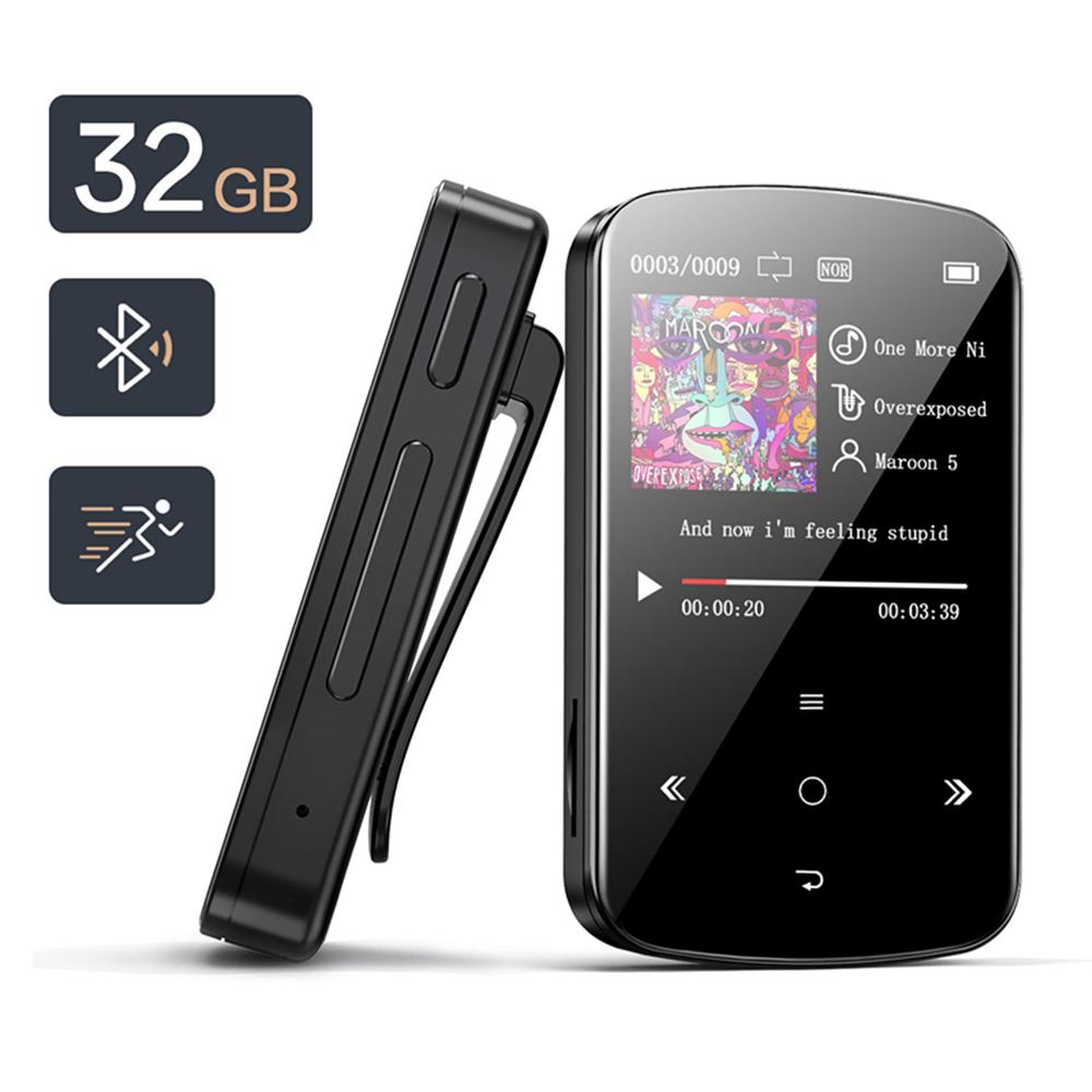 New MP3 Player 32GB HiFi Lossless Sound Bluetooth Music Voice Recorder FM Radio