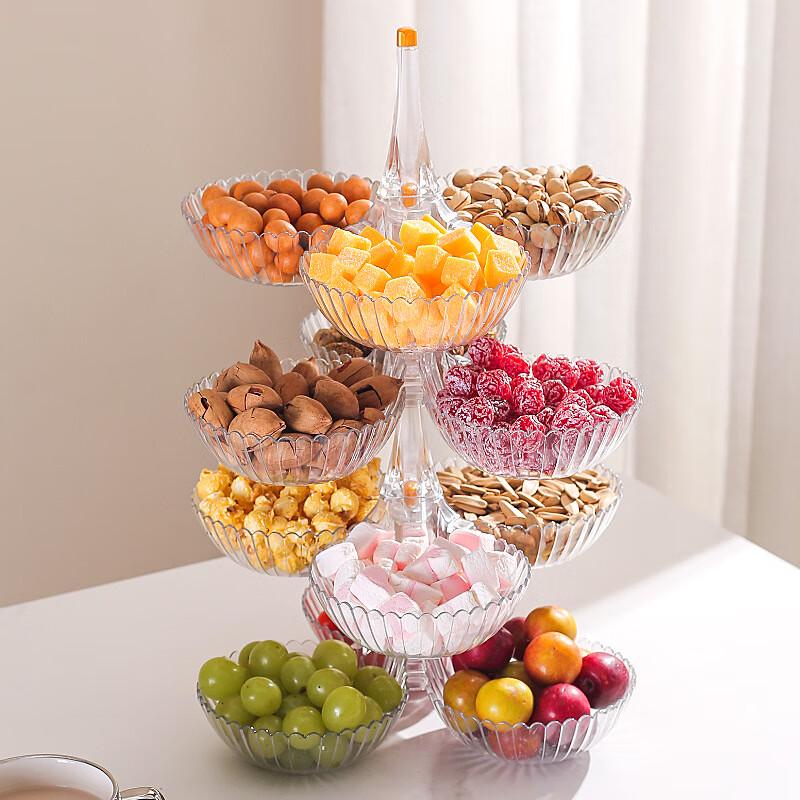 Европейский пластиковый поднос для фруктов и закусок, 4 яруса 1 Piece