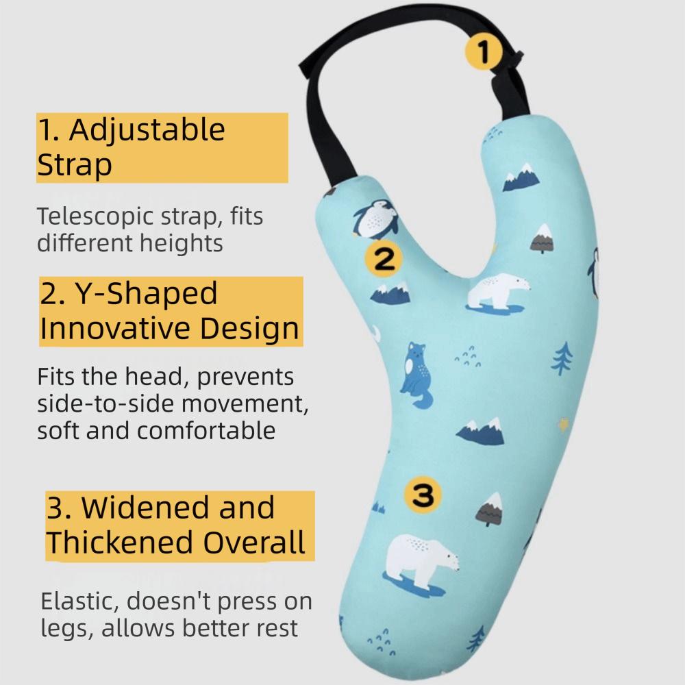 Adjustable Child Cushion Pad Triangle Holder Head Support Pillow Car Interior Accessories