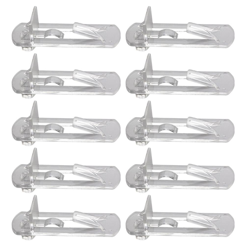 

10Pcs Shelf Support Clips Locking Pins Sturdy Bracket for Cabinet Shelves Furniture Use Shelf Pegs Bracket for Shelves other