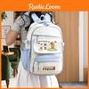 Unisex Cartoon Capybara Backpack With Adjustable Straps And Fun Design For School And Daycare