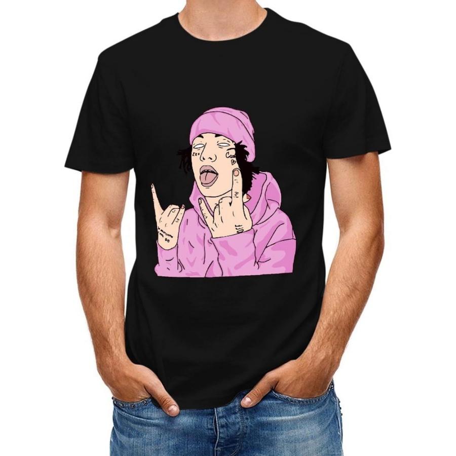 Penqino Lil Xan Men s Short-Sleeve T-Shirt Cotton Crew Neck Casual T-Shirts(1) XXXXXL разноцветный