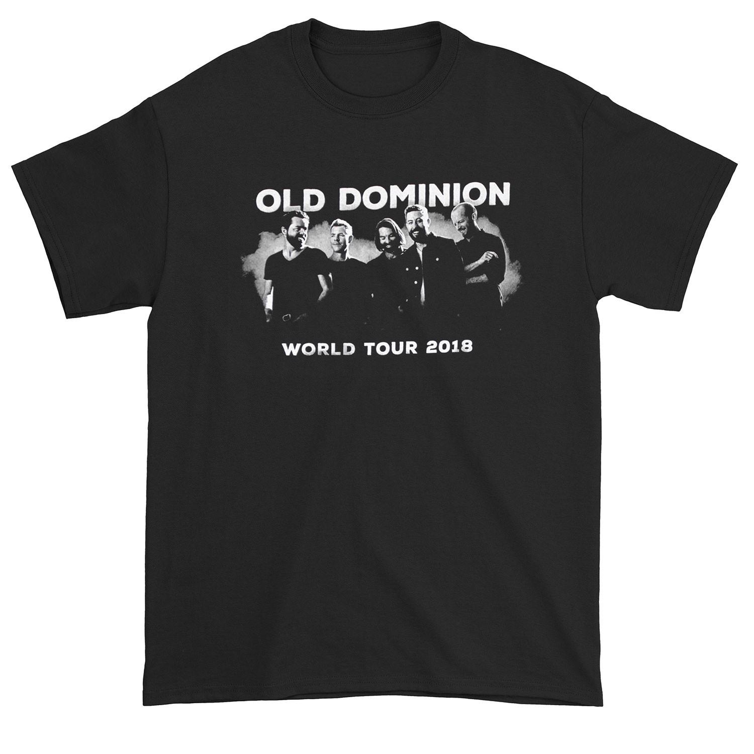 Men s Old Dominion Happy Endings World Tour 2018 Slim Fit T-shirt X-Large Black S