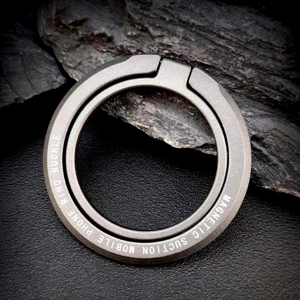 Removable MagSafe Magnetic Ring Holder - Strong Grip & Finger Stand for Phones, Enhanced Magnet for Secure Wireless Charging