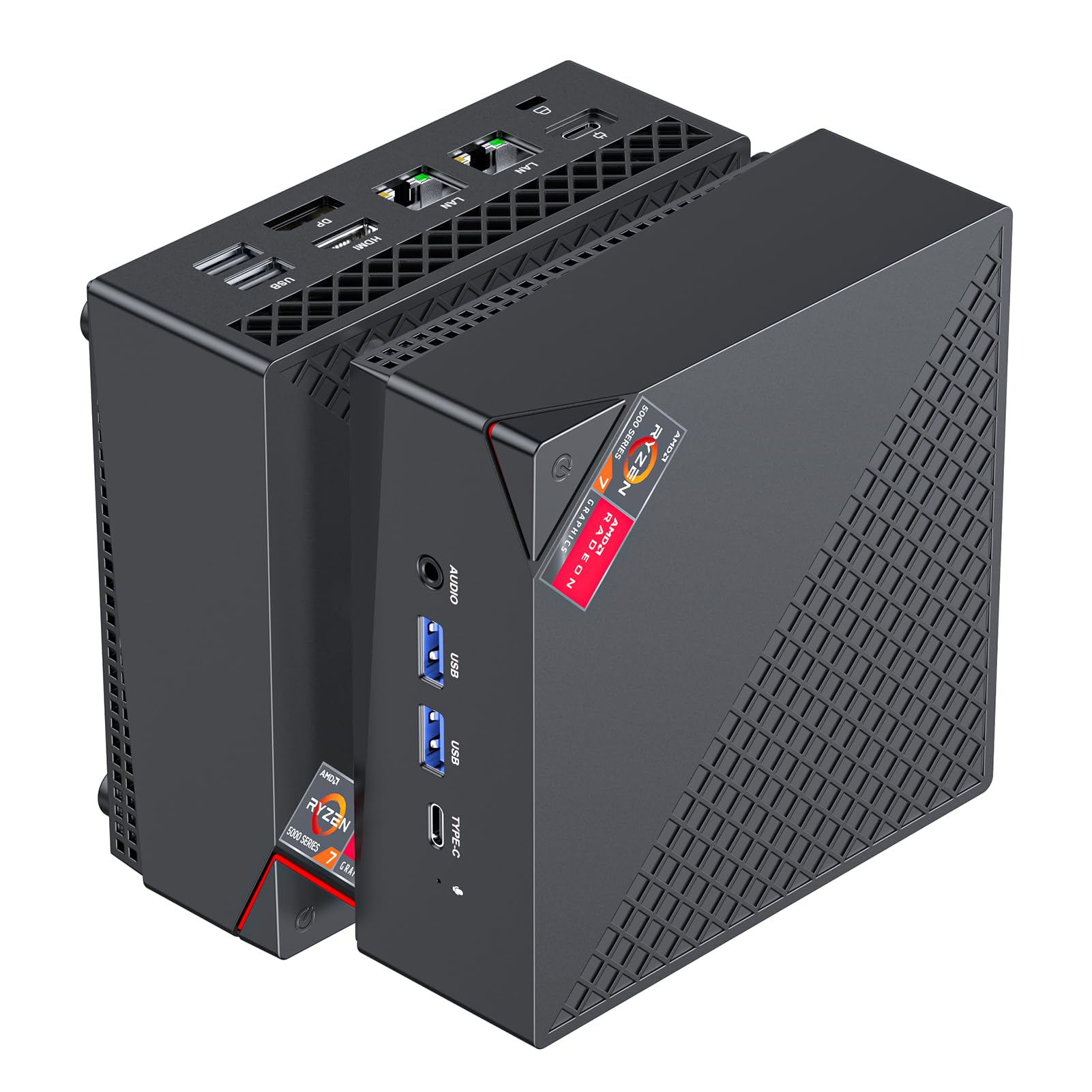 

AMD Ryzen 7 5700u 2025 Нове видання Міні до 32 ГБ 512 ГБ Потрійний WiFi Тихий 4K 2 USB HDMI Windows 11 ПК, 8C16T, 4.3 ГГц, RAM, DDR4, Дисплей, Високошвидкісний