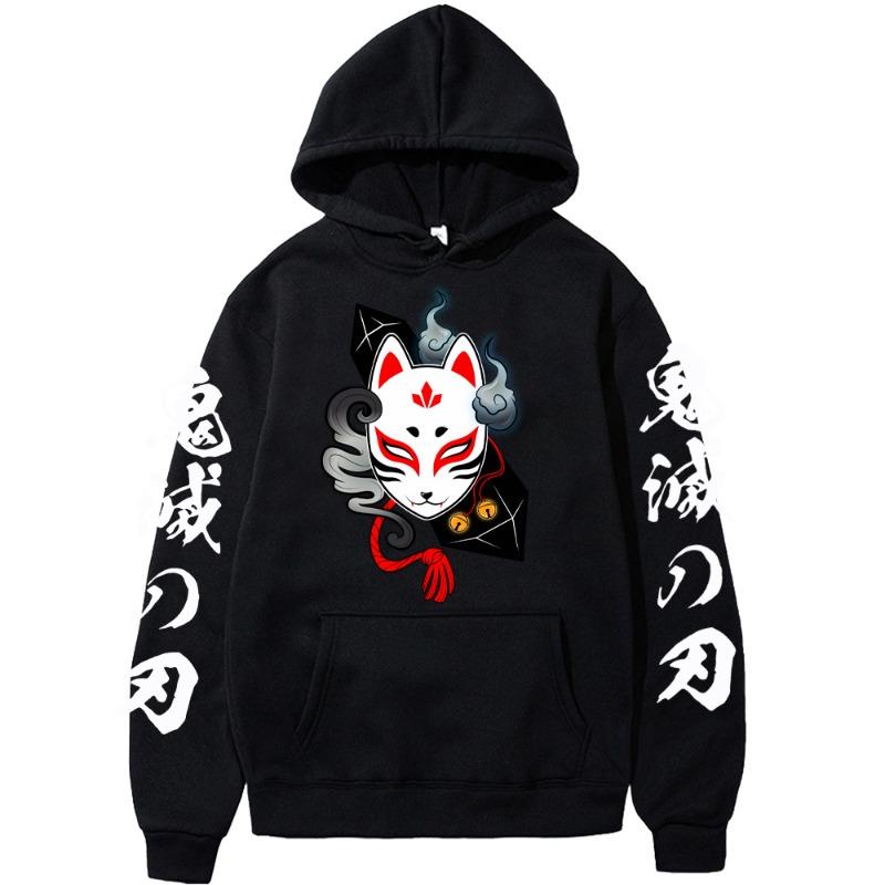 Japanese Animation Hoodies Autumn Men Fashion Long Sleeve Sweatshirts Women Harajuku Streetwear Pullovers Sudaderas