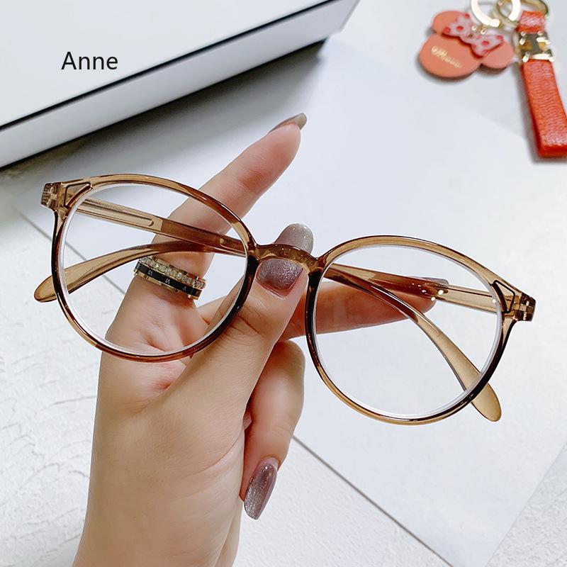 Women's Round Clear Lens Myopia Glasses Transparent Near Sight Frame Eyeglasses Eyewear Unisex Anti-blue Ray Diopter Myopia